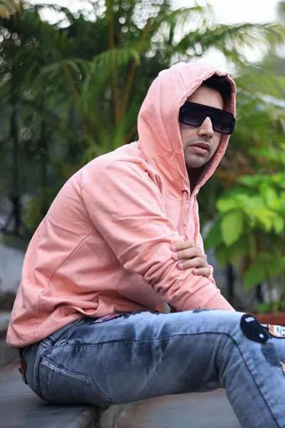 Solids: Salmon Pink (Hoodie) - Qwirk Store