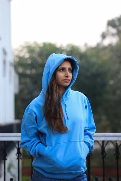 Solids: Sky Blue (Hoodie) - Qwirk Store