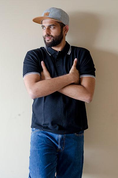 Black Polo - Qwirk Store