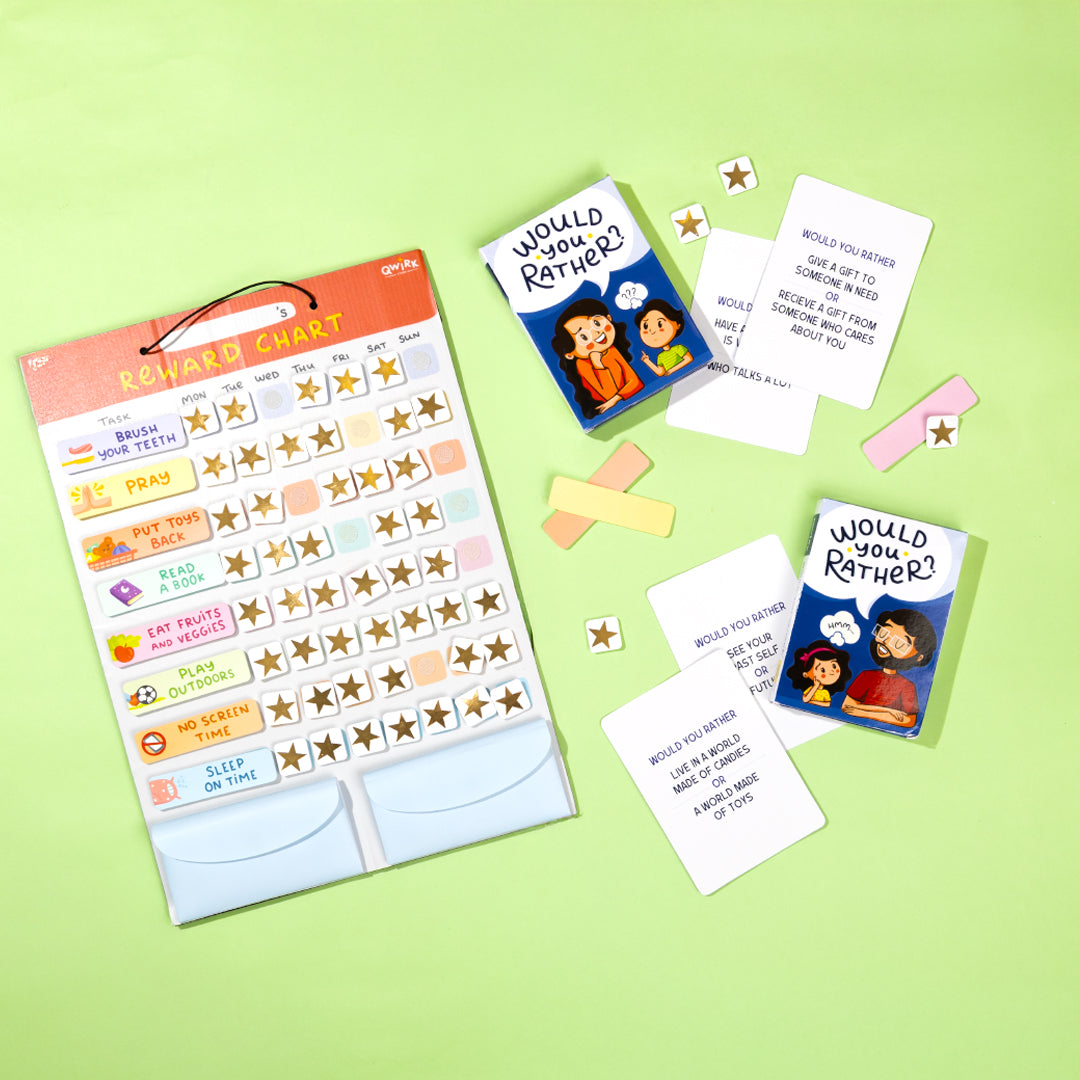 Toddler Value Combo - Reward Chart + Would You Rather