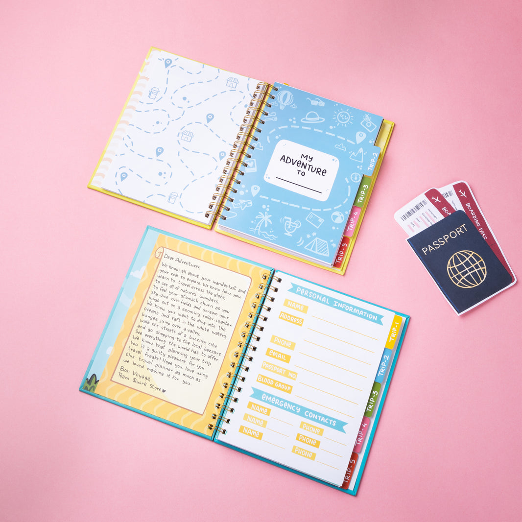 Travel Planner & Journal - Qwirk Store