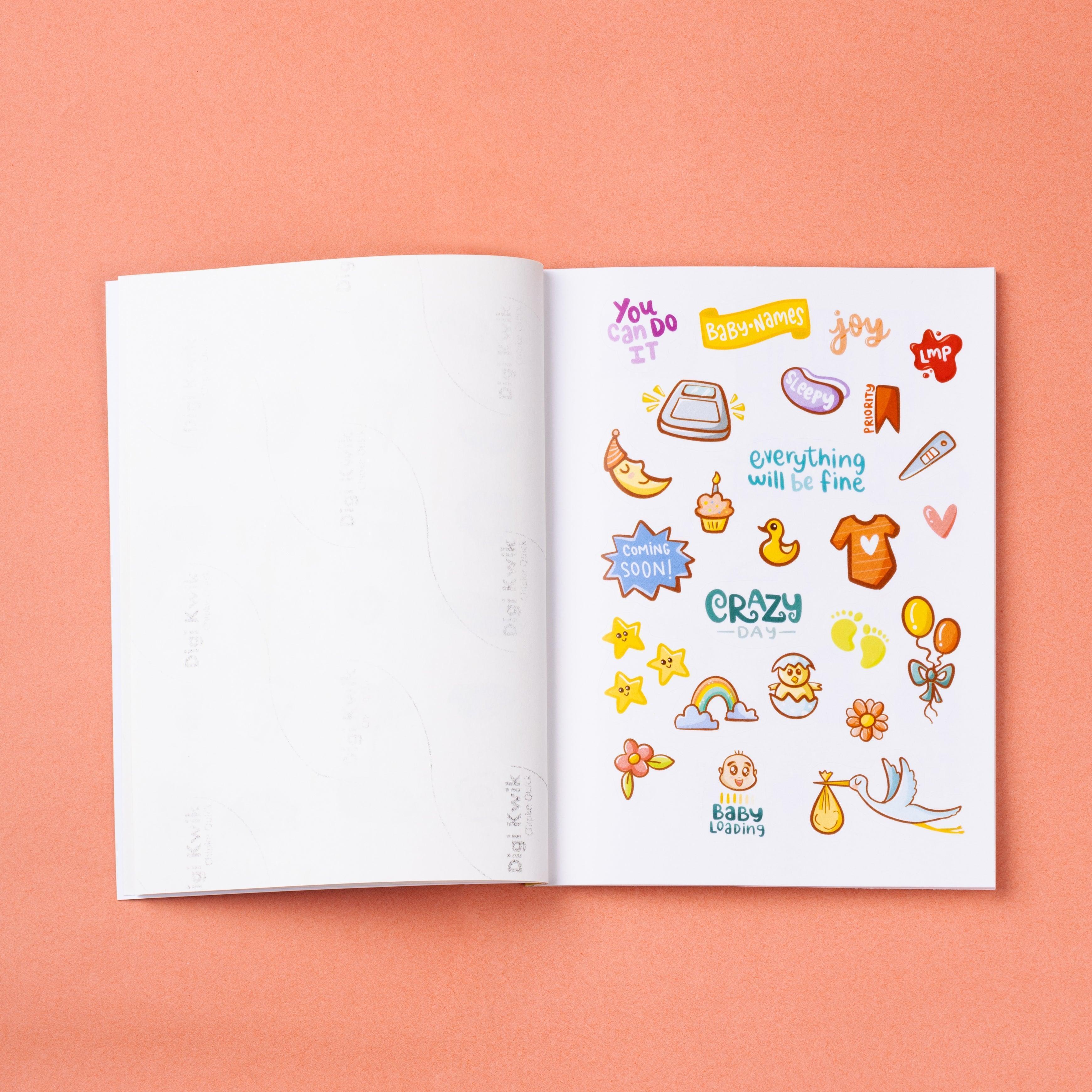 The Ultimate Motherhood Combo Ultimate Pregnancy Journal + Baby Record Book Bundle +All Add Ons - Qwirk Store