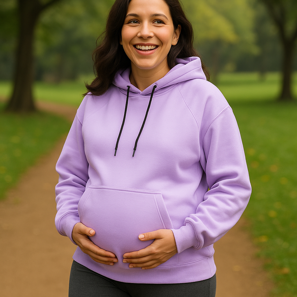 Lilac (OverSized Maternity Hoodie)