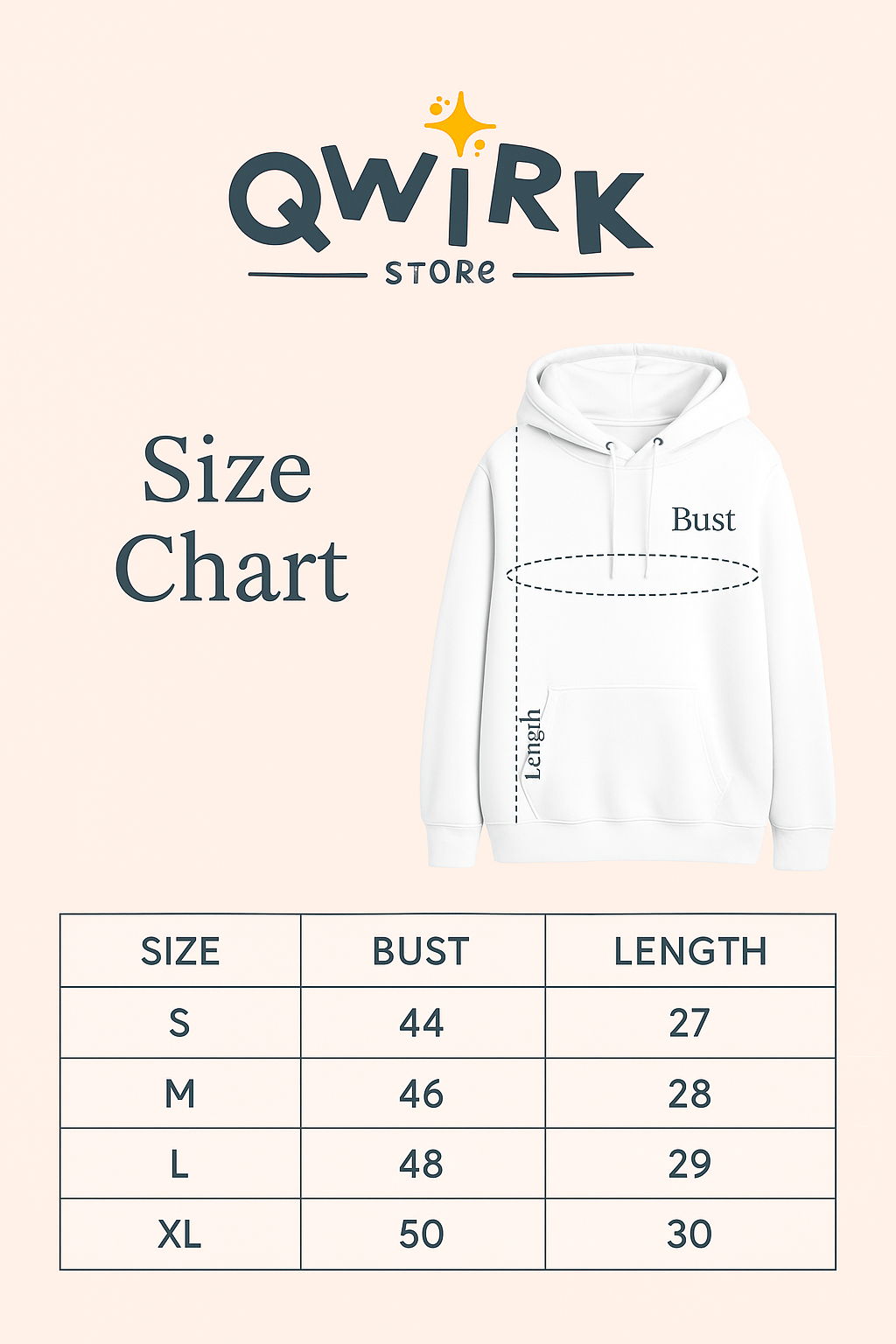White (OverSized Maternity Hoodie)