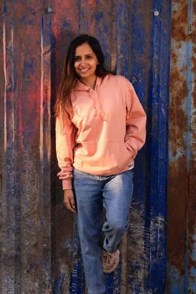 Solids: Salmon Pink (Hoodie) - Qwirk Store