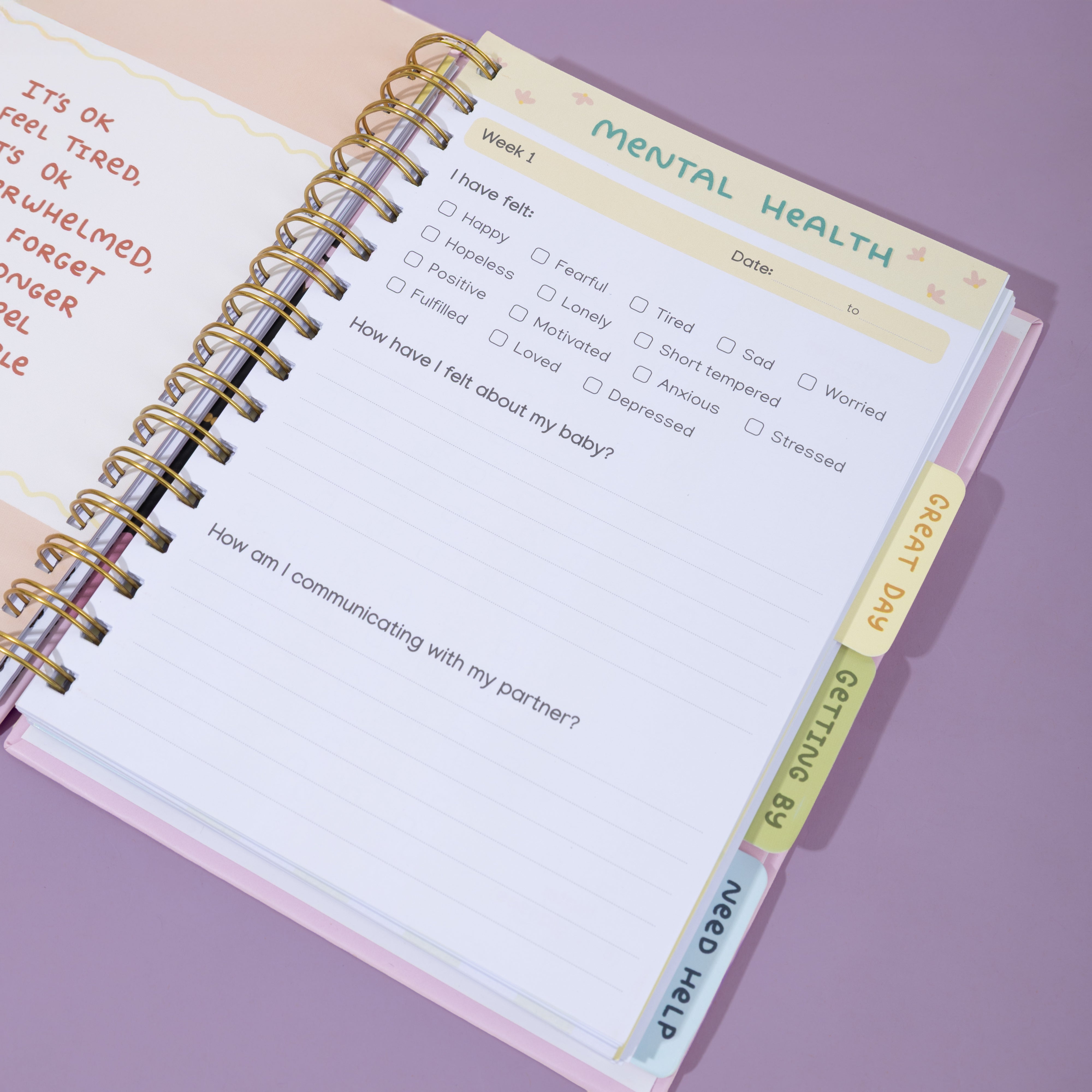 The Postpartum Journal And Companion - Recover, Reflect and Reclaim yourself