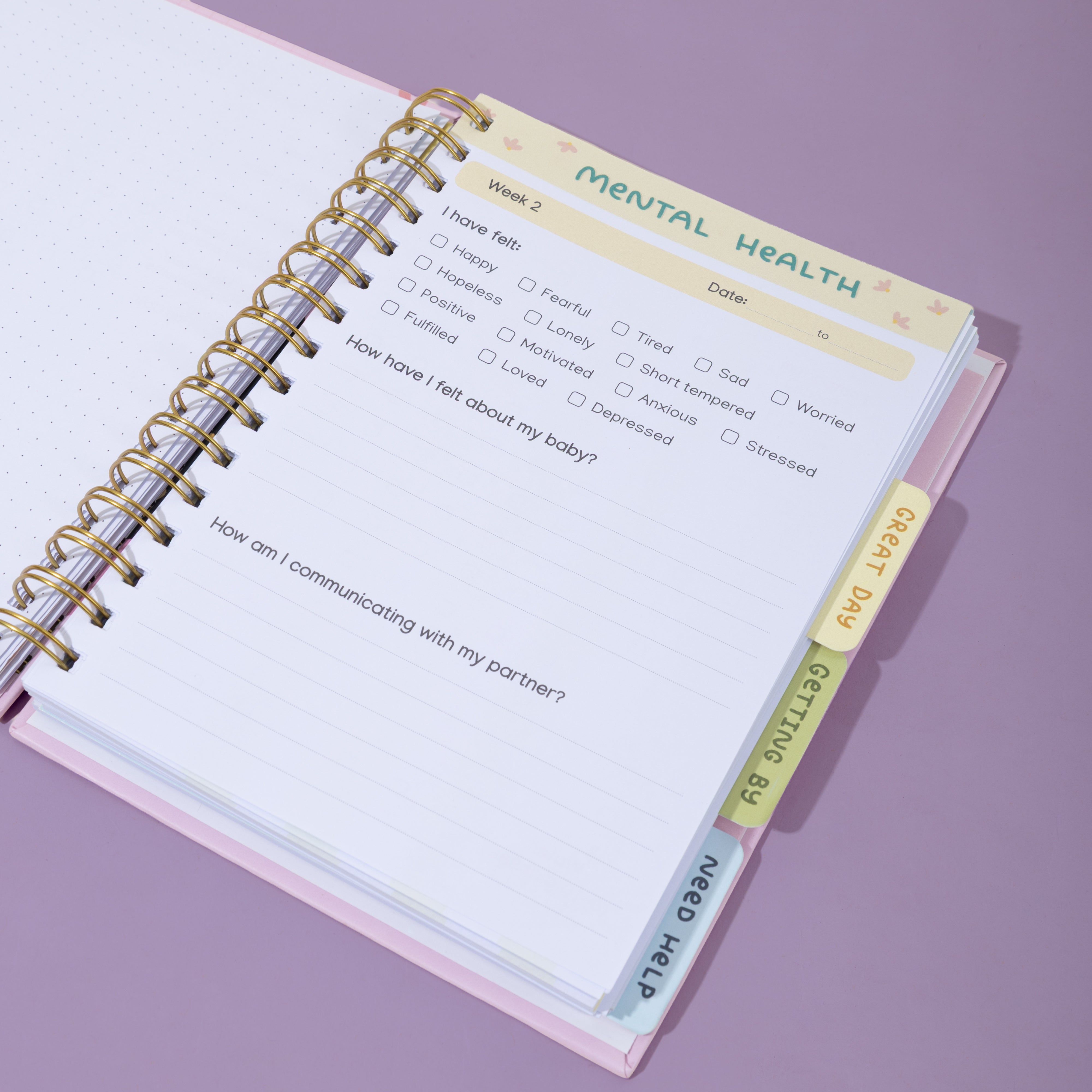 The Postpartum Journal And Companion - Recover, Reflect and Reclaim yourself